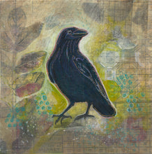 Load image into Gallery viewer, Alchemical Crow | Original Mixed Media Painting