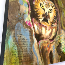 Load image into Gallery viewer, Little Owl |Original Mixed Media Painting