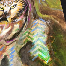 Load image into Gallery viewer, Little Owl |Original Mixed Media Painting