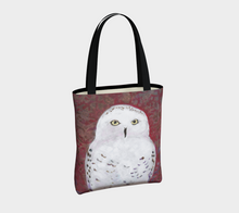 Load image into Gallery viewer, King Snowy Owl Tote Bag