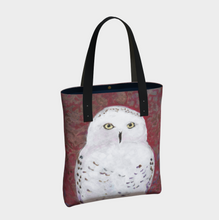 Load image into Gallery viewer, King Snowy Owl Tote Bag