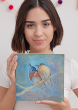 Load image into Gallery viewer, BlueBird Travels | Original Mixed Media Painting