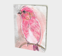 Load image into Gallery viewer, Pink Finch Large Notebook
