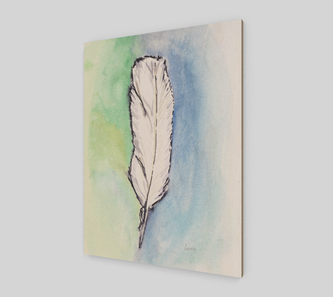 Feather Magic | Wood Print