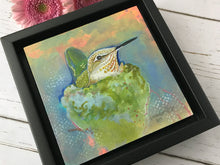 Load image into Gallery viewer, Delilah-Hummingbird Series | Original Acrylic Painting
