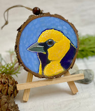 Load image into Gallery viewer, Oriole | Original Wood Slice Painting
