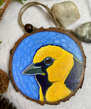 Load image into Gallery viewer, Oriole | Original Wood Slice Painting
