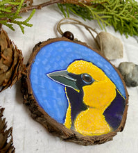 Load image into Gallery viewer, Oriole | Original Wood Slice Painting
