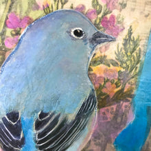 Load image into Gallery viewer, Language of BlueBirds | Original Mixed Media Painting
