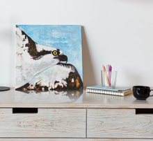 Load image into Gallery viewer, Osprey Eyes | Original Acrylic Painting on Wood
