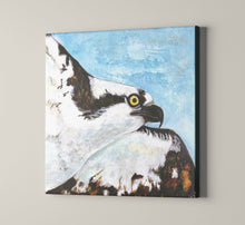 Load image into Gallery viewer, Osprey Eyes | Original Acrylic Painting on Wood
