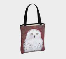 Load image into Gallery viewer, King Snowy Owl Tote Bag
