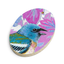 Load image into Gallery viewer, Lazuli Bunting Wood Ornaments
