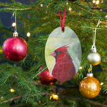 Load image into Gallery viewer, Christmas Cardinal Wood Ornaments
