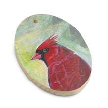 Load image into Gallery viewer, Christmas Cardinal Wood Ornaments
