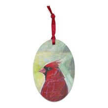 Load image into Gallery viewer, Christmas Cardinal Wood Ornaments
