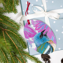 Load image into Gallery viewer, Lazuli Bunting Wood Ornaments
