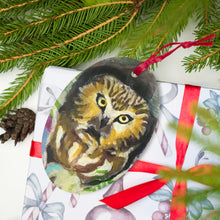 Load image into Gallery viewer, Little Owl Wood Ornaments
