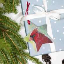 Load image into Gallery viewer, Christmas Cardinal Wood Ornaments
